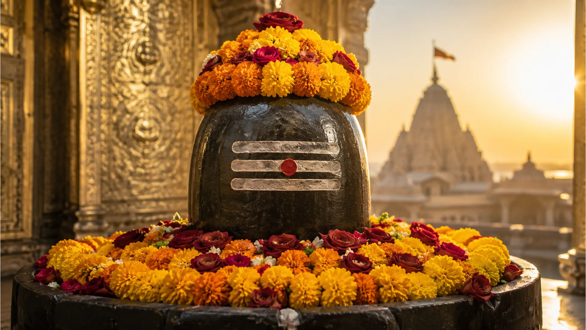 Somnath Temple Shivling Images HD | First Jyotirlinga Wallpapers
