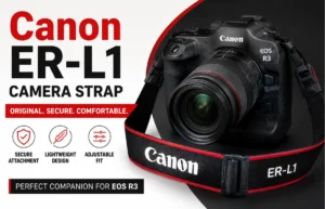Canon ER-L1 Camera Strap with Canon EOS R3 camera