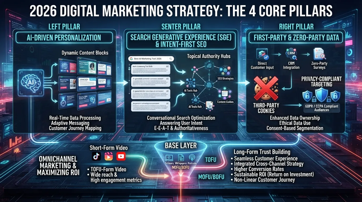 Top digital marketing strategies 2026 growth guide overview