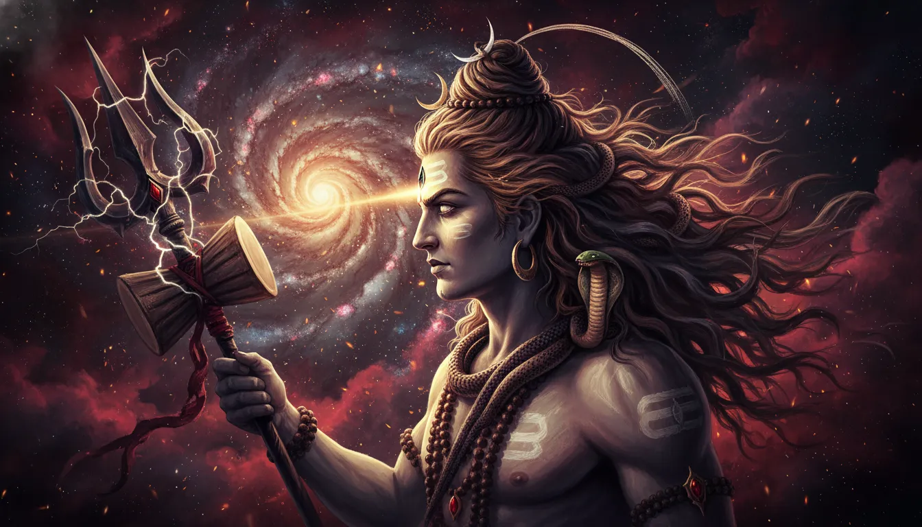 Powerful cosmic angry rudra roop mahadev profile photo