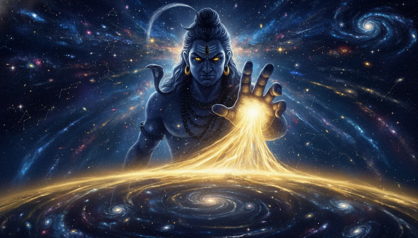 Full screen Mahadev angry photo destroying evil forces