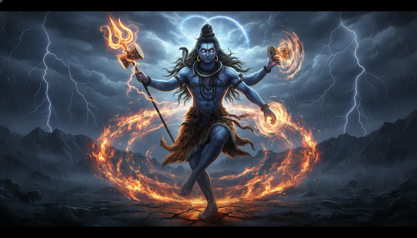 Pura Mahadev photos showcasing the powerful and fierce Rudra avatar of Lord Shiva.