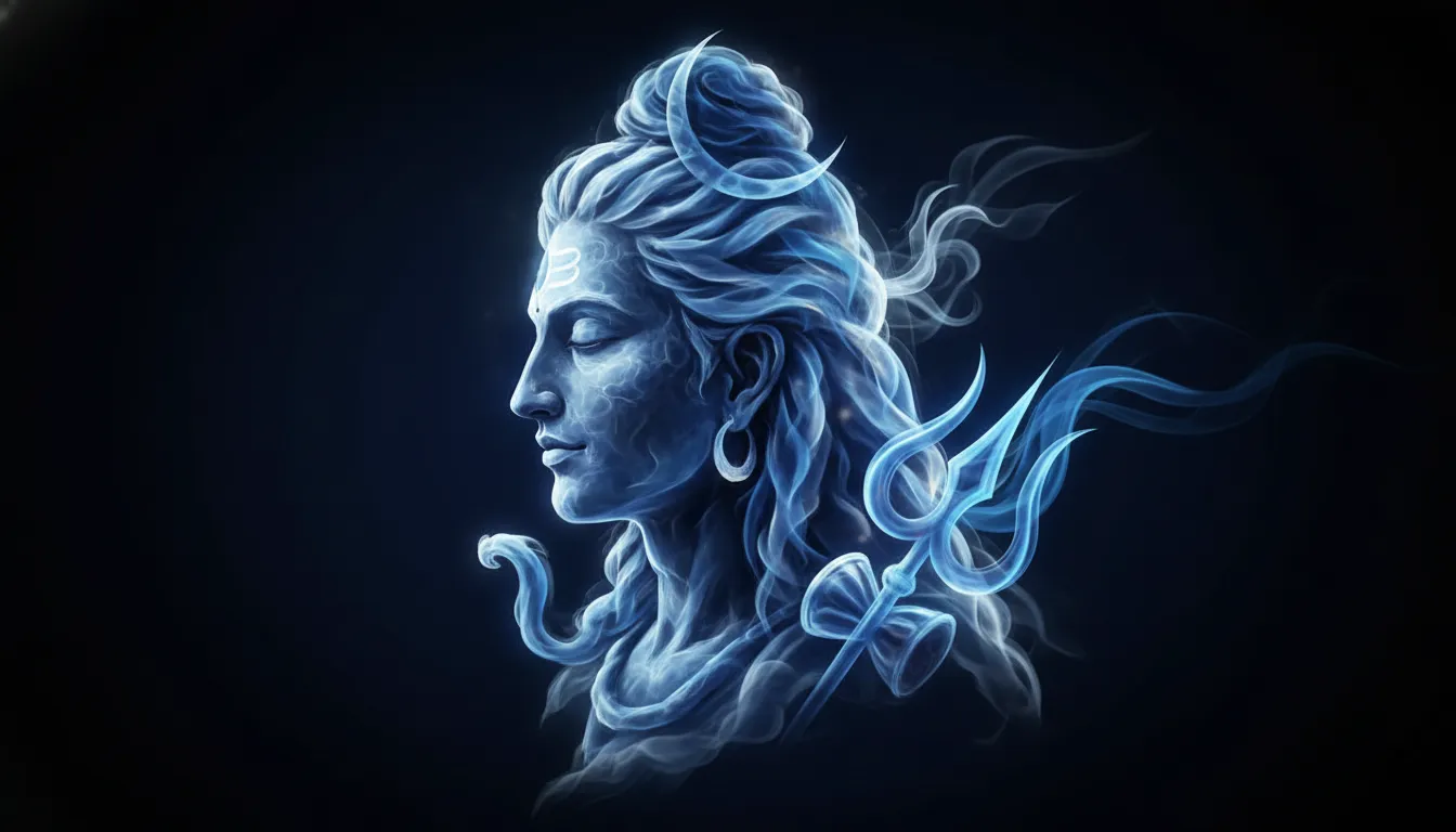 Conceptual mystical smoke art mahadev profile photo