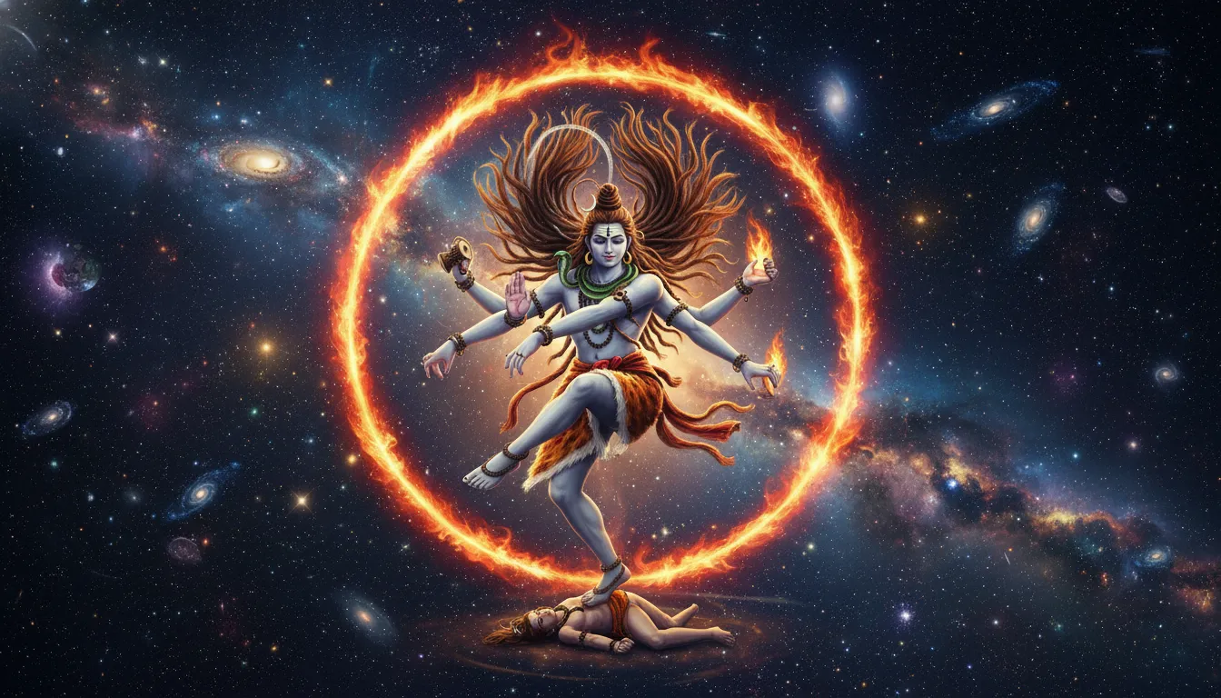 Pura Mahadev photos of Lord Shiva performing the cosmic Tandava dance as Nataraja.