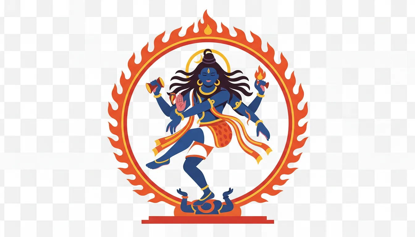 nataraja vector style png scalable design element transparent
