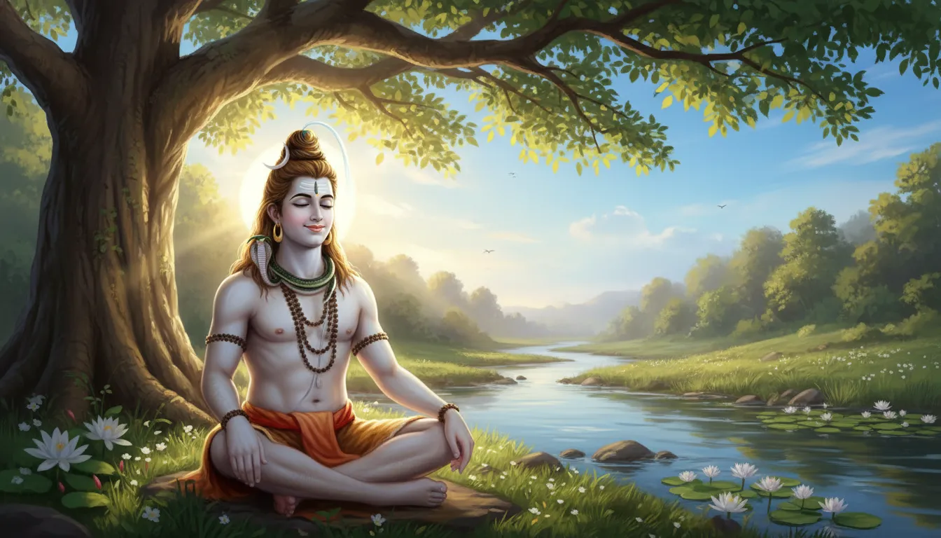 Simple and peaceful Bholenath avatar mahadev shankar bhagwan ka photo.