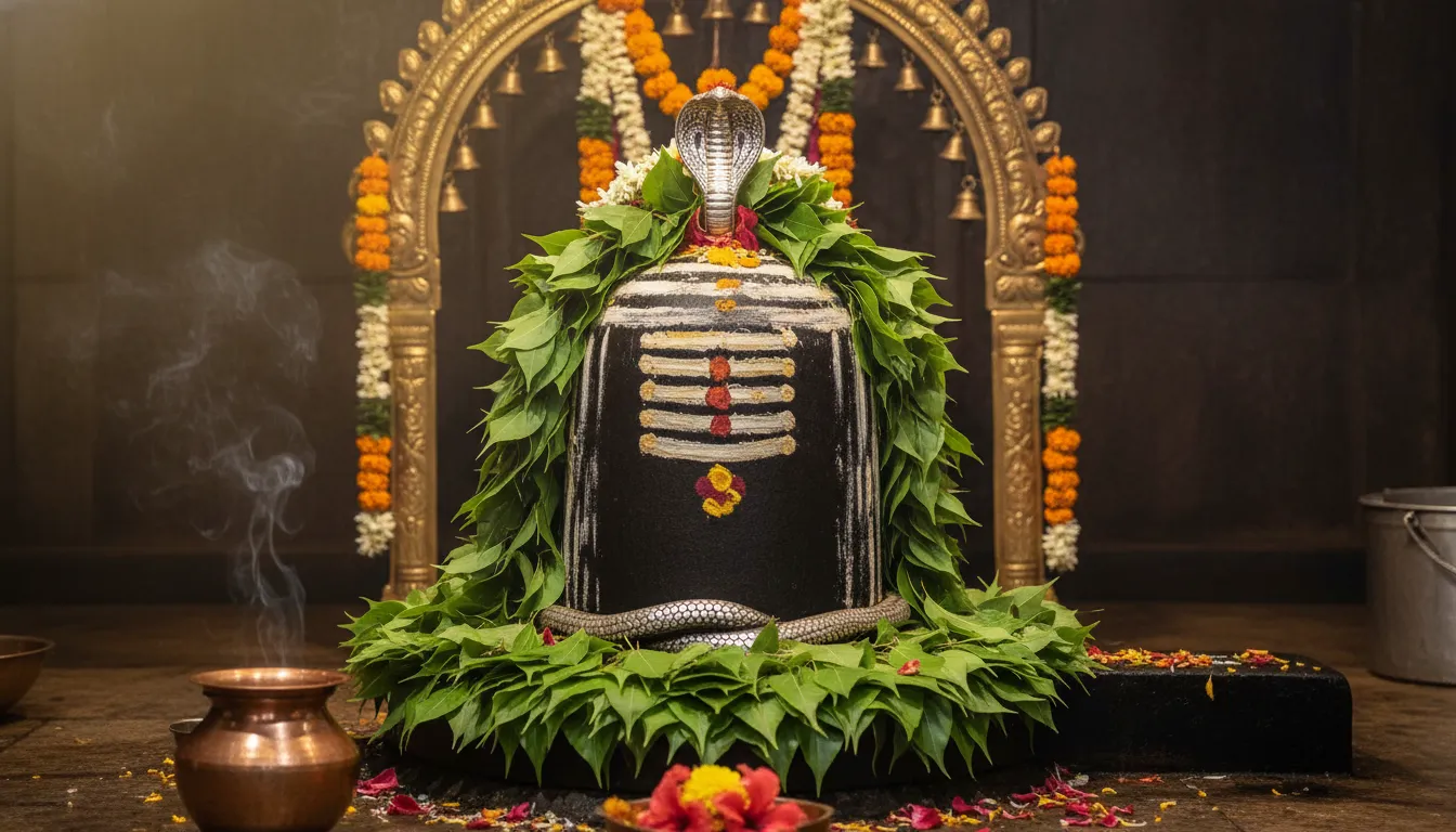 Somnath Mahadev daily spiritual shringar with bhel patra and chandan