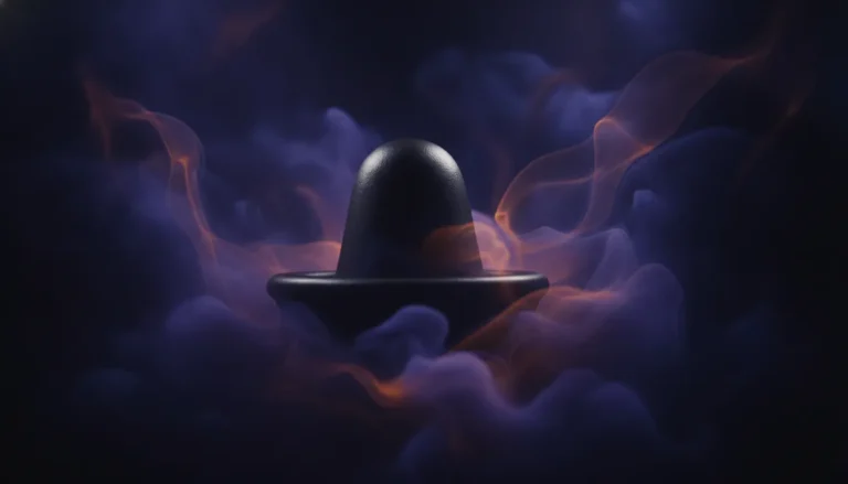 Abstract artistic black shivling hd images for mobile wallpaper.