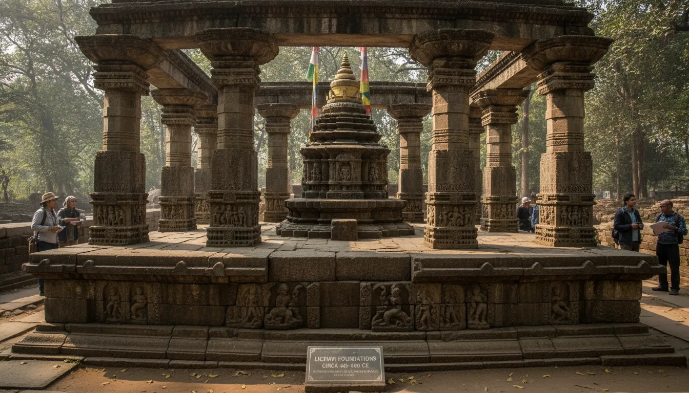 The historical Licchavi period architecture enclosing the sacred image of pashupatinath shivling nepal.