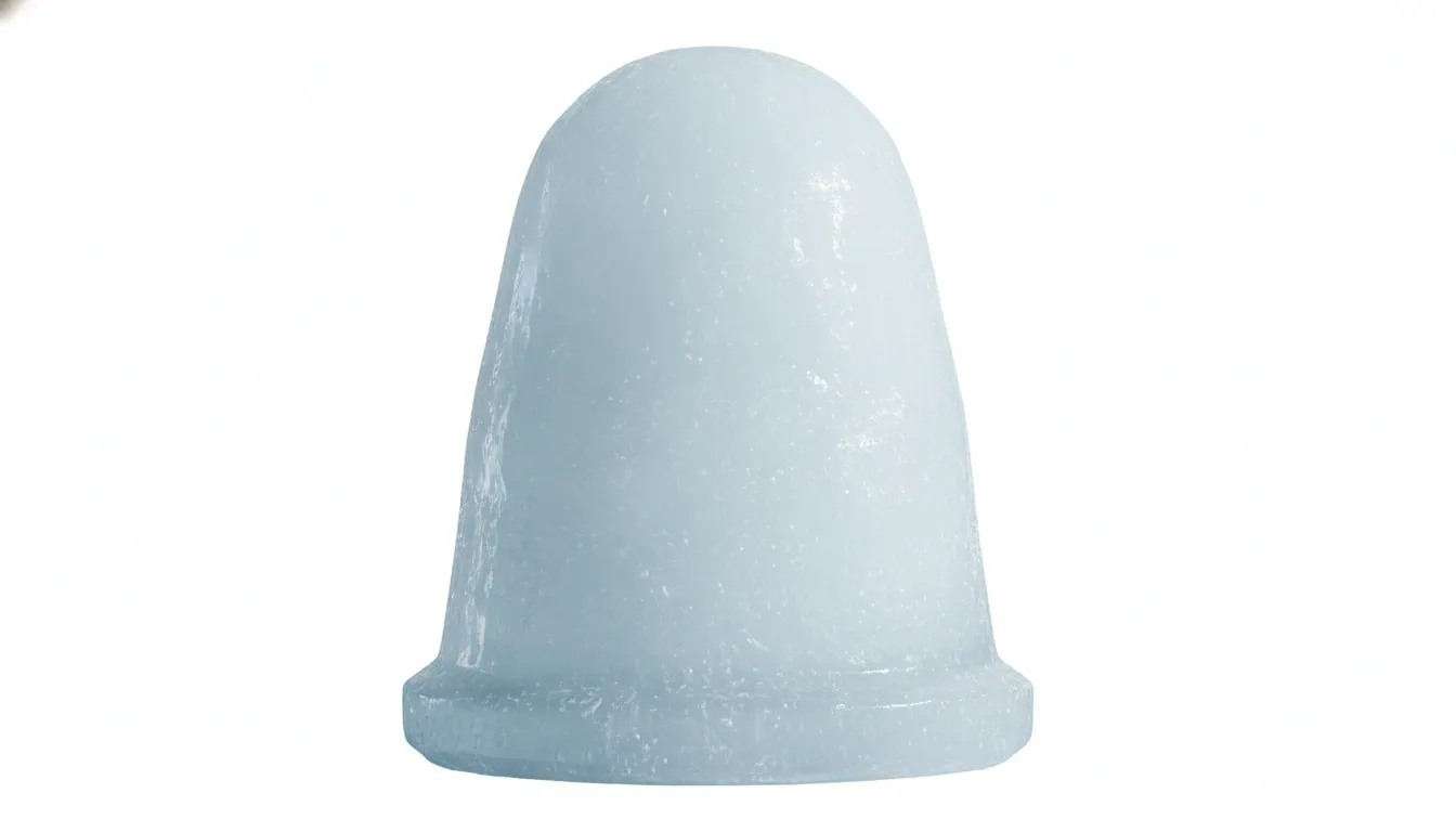 Miniature size transparent Amarnath shivling image without background