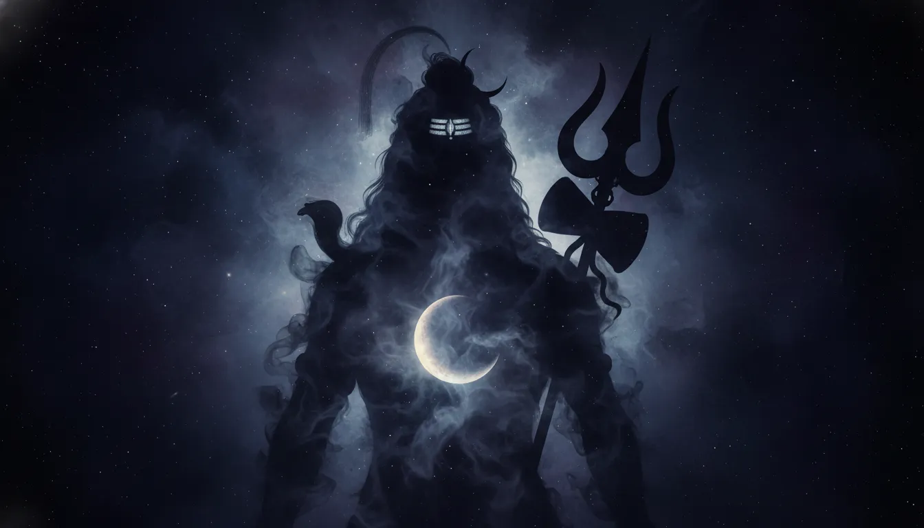 Creative smoke and shadow effect Har Har Mahadev photo PNG