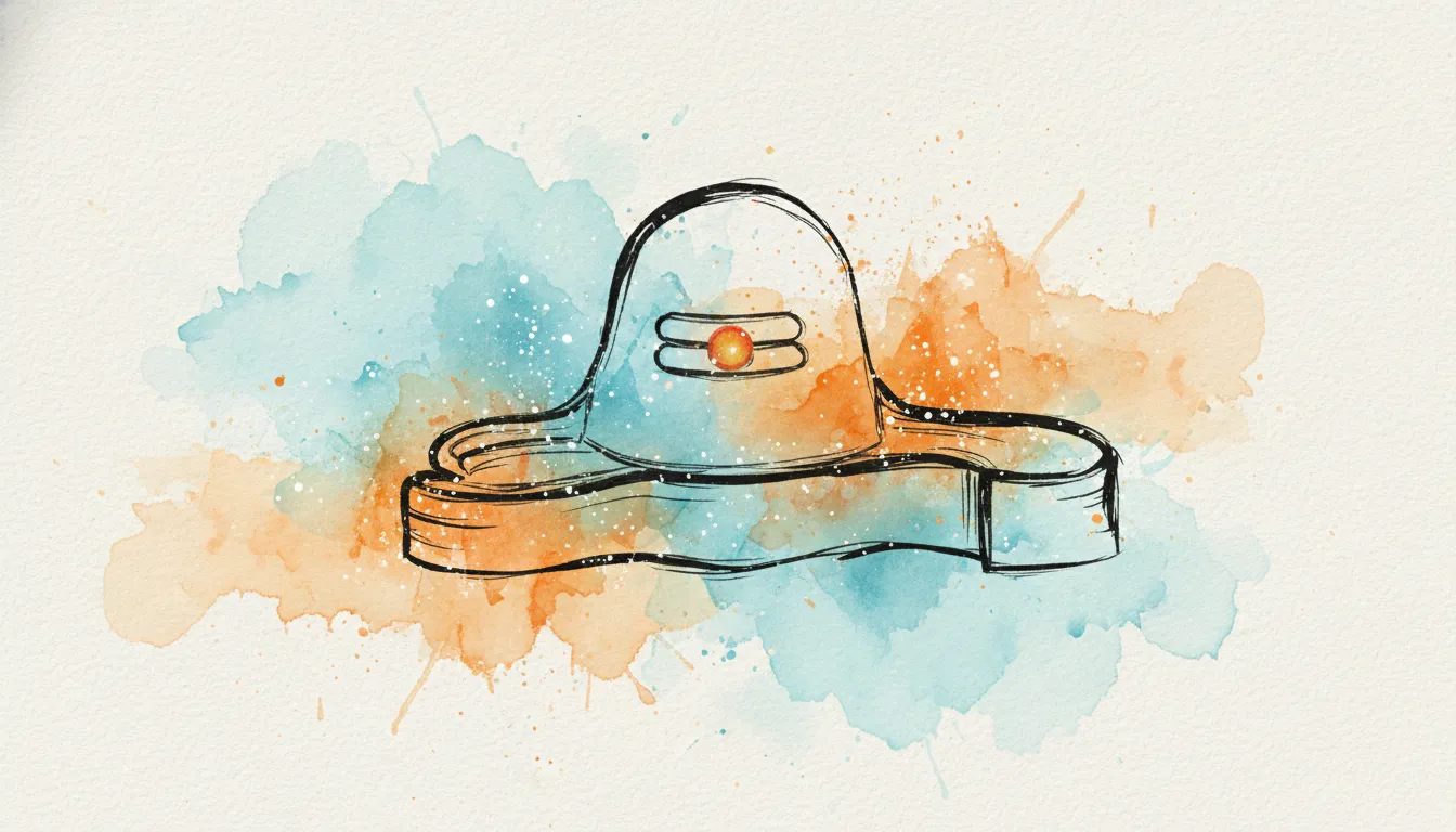 Creative colorful abstract watercolor painted shivling image hd wallpaper 1080p free download.