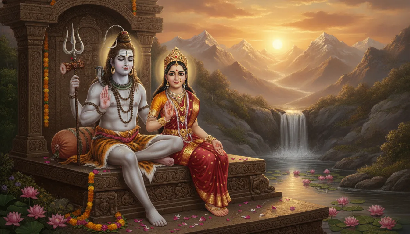 Beautiful shiv shakti photo download full hd for wallpaper