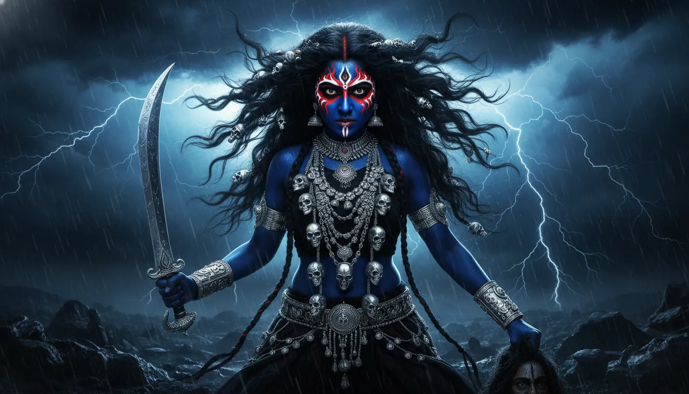 Real actress behind Goddess Kali fierce look in Har Har Mahadev.