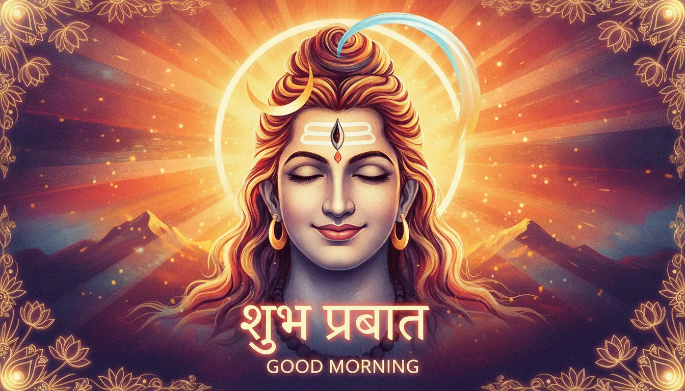 Har har mahadev photo good morning wishes digital art