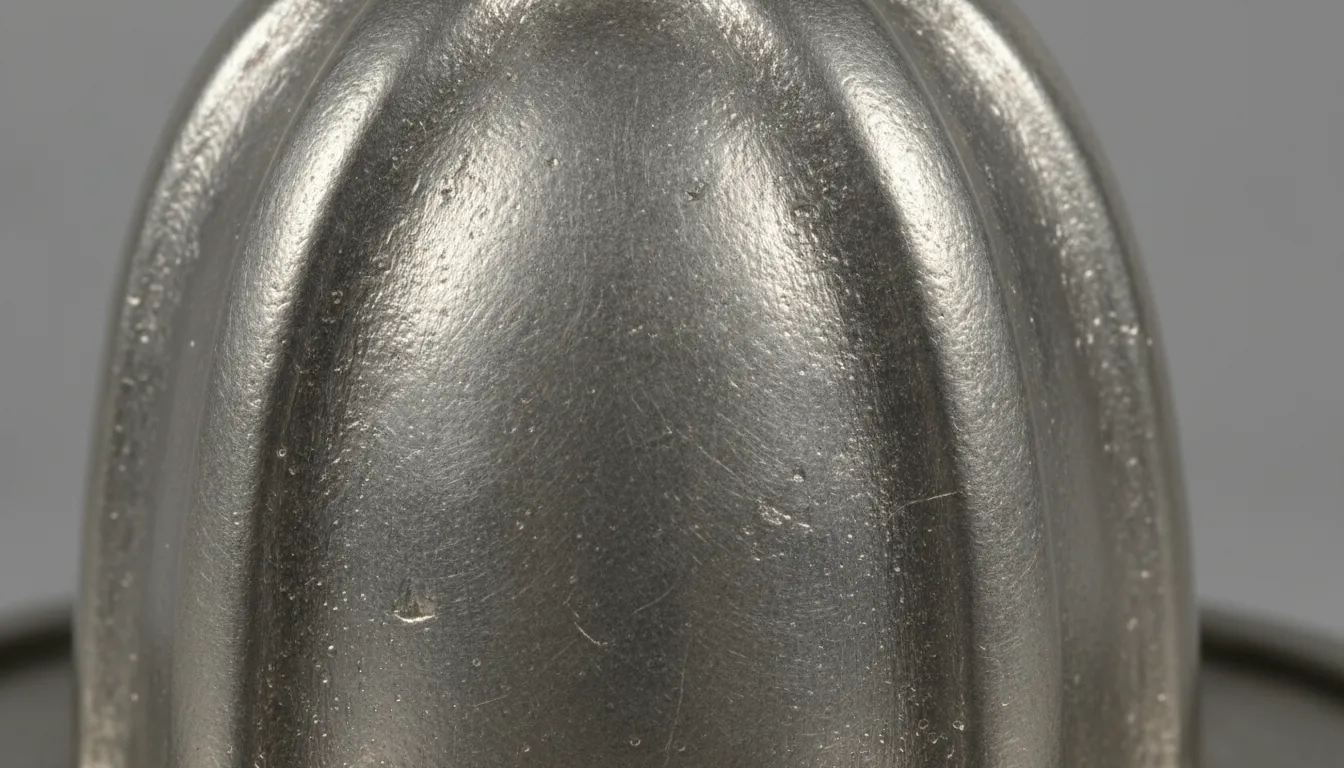 Macro photograph showing the smooth reflective solid mercury texture of an original parad shivling