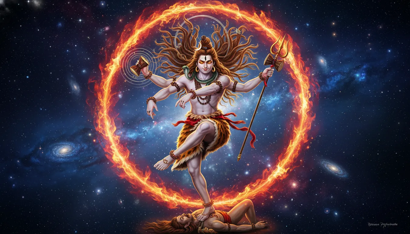 New har har mahadev photo hd representing the cosmic Tandava dance.