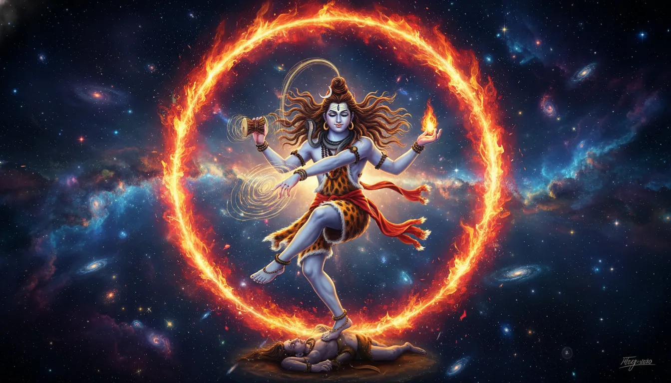 Nataraja cosmic dance Har Har Mahadev photo HD free download.