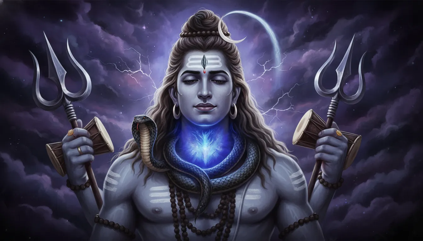 Lord Shiva Neelkanth form har har mahadev photo hd new.