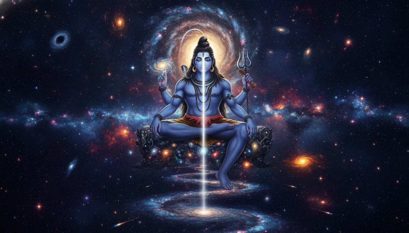 Har har mahadev ki photo representing Mahakal as the ultimate ruler of time and space.