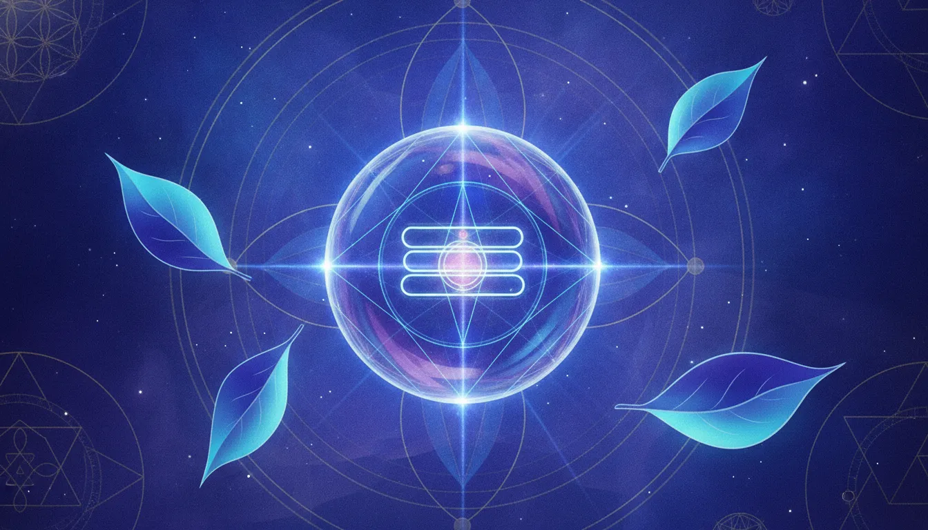 Sphatik shivling images with bili patra in blue colour illuminated under the night sky and full moon.