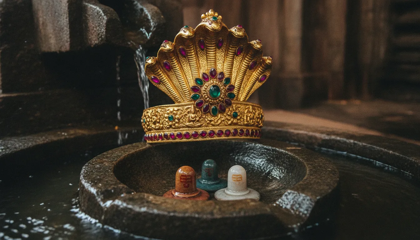 Trimbakeshwar Nashik 12 shivling images in hd showing Brahma Vishnu Mahesh cavities