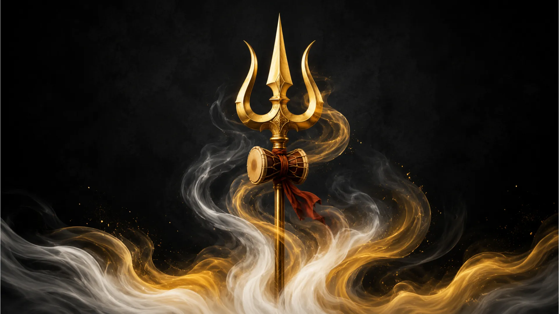 Abstract graphic design for har har mahadev ganja photo search.