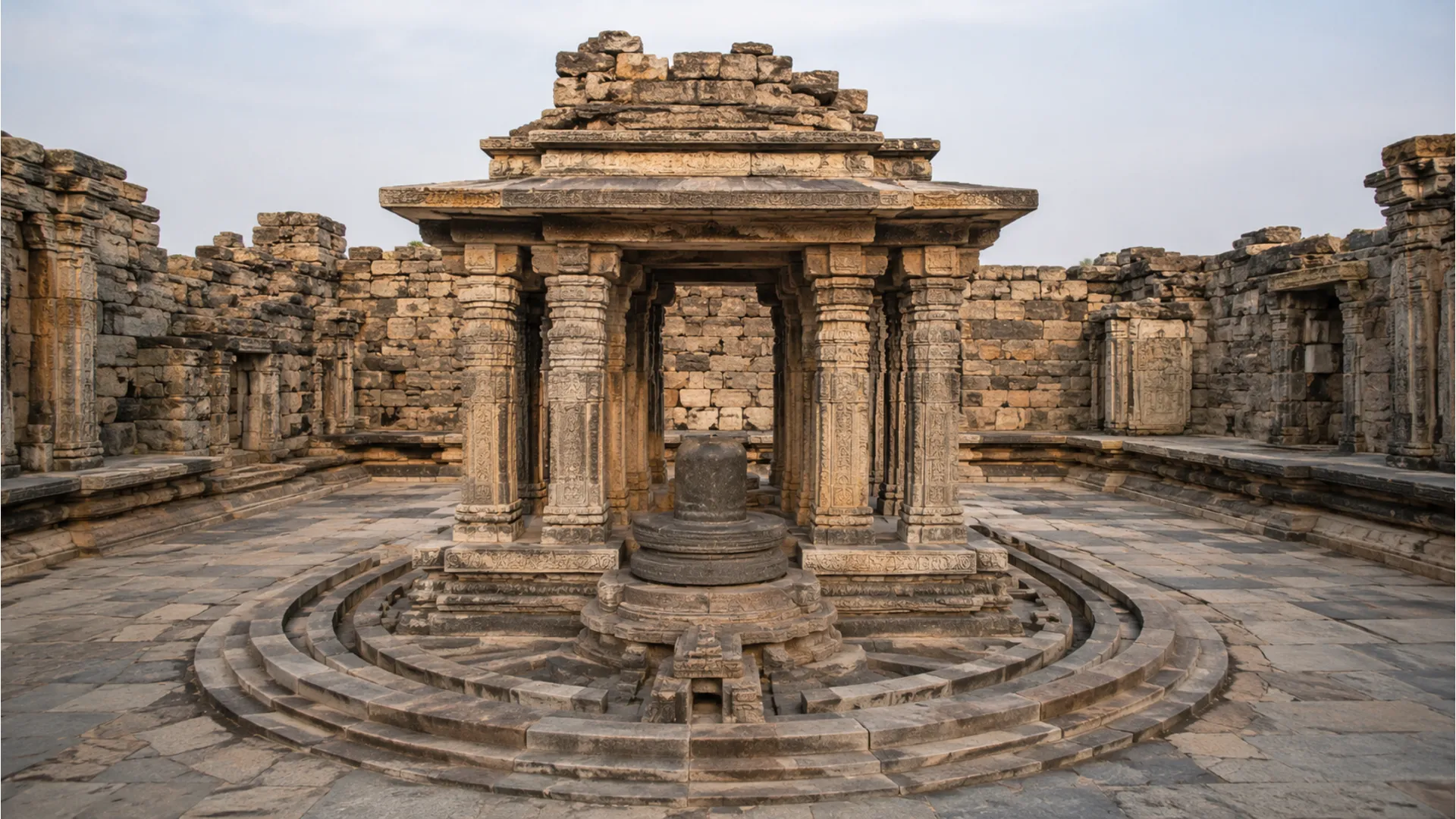 Full HD image of the disputed structural finding inside the Gyanvapi mosque complex reservoir.