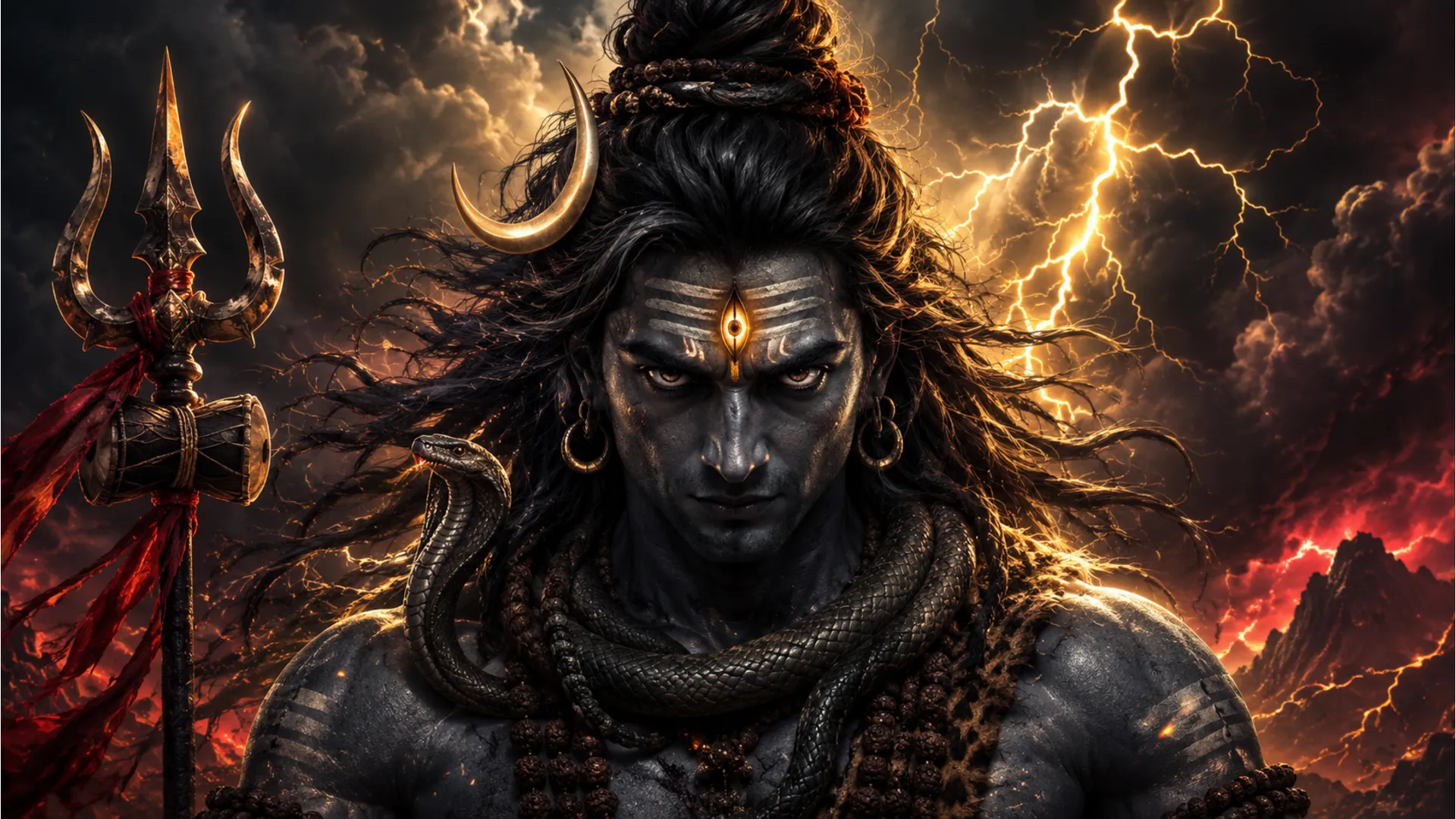 Powerful Rudra avatar Har Har Mahadev download photo in high definition