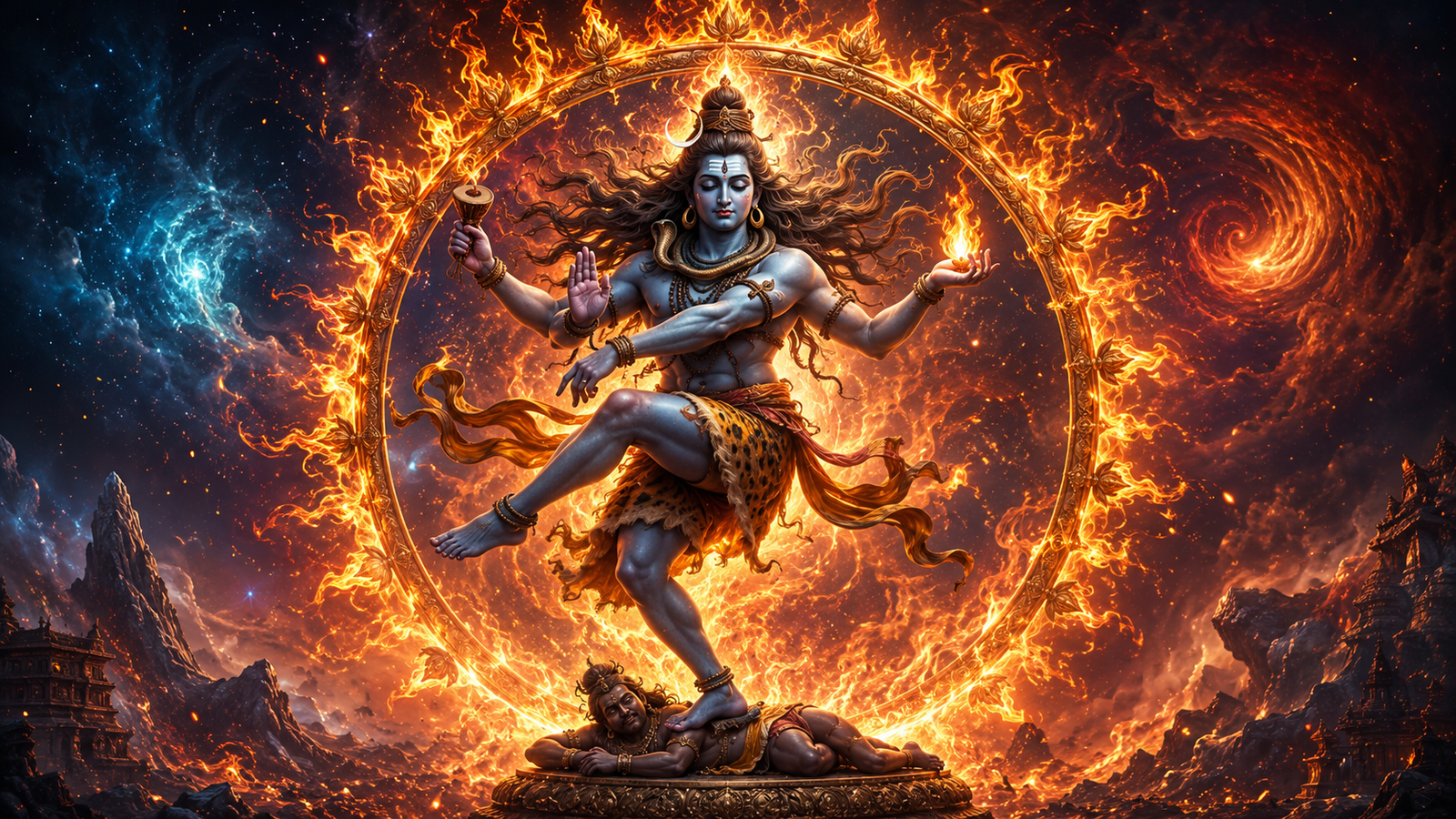 Baba Bholenath ka photo performing cosmic Nataraja Tandav dance