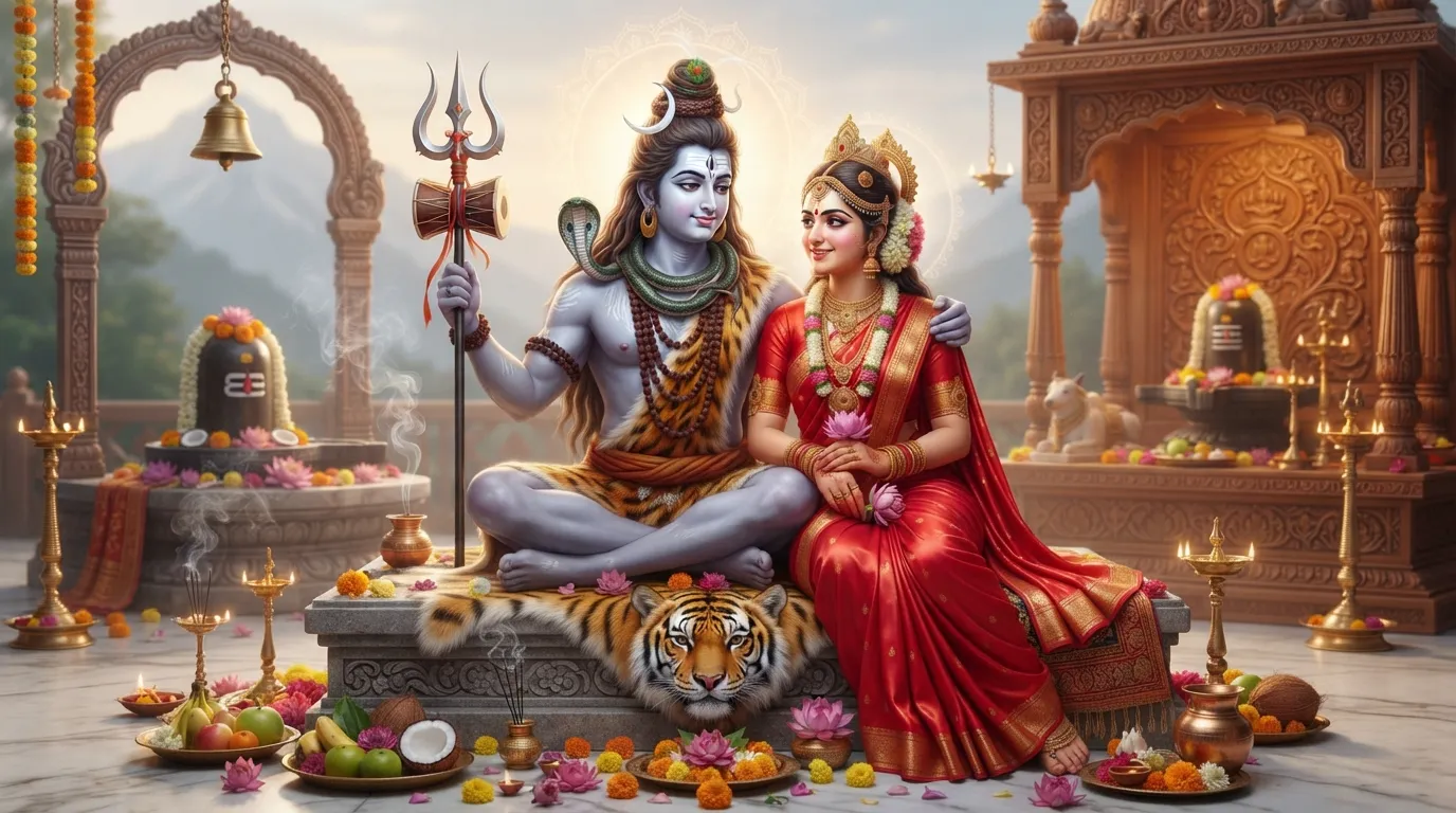 Bholenath Parvati Photo, Shiva Parvati Image
