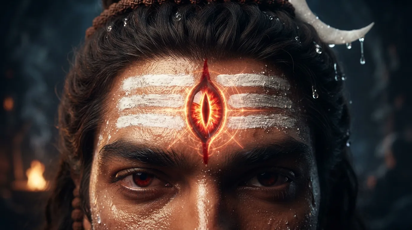 Bholenath Third Eye Photo, Trinetra Shiva Image