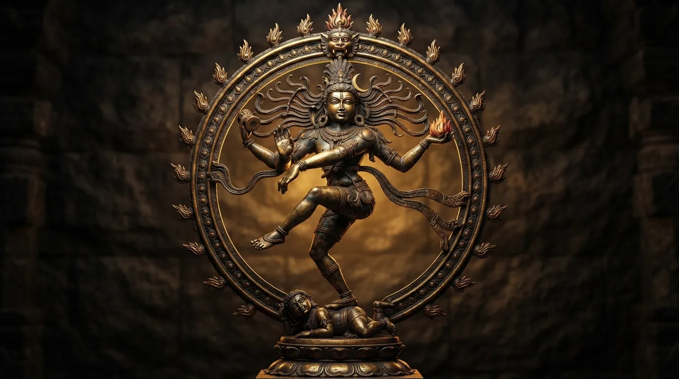 Bronze Nataraja images wallpaper of Lord Shiva cosmic dance Tandava