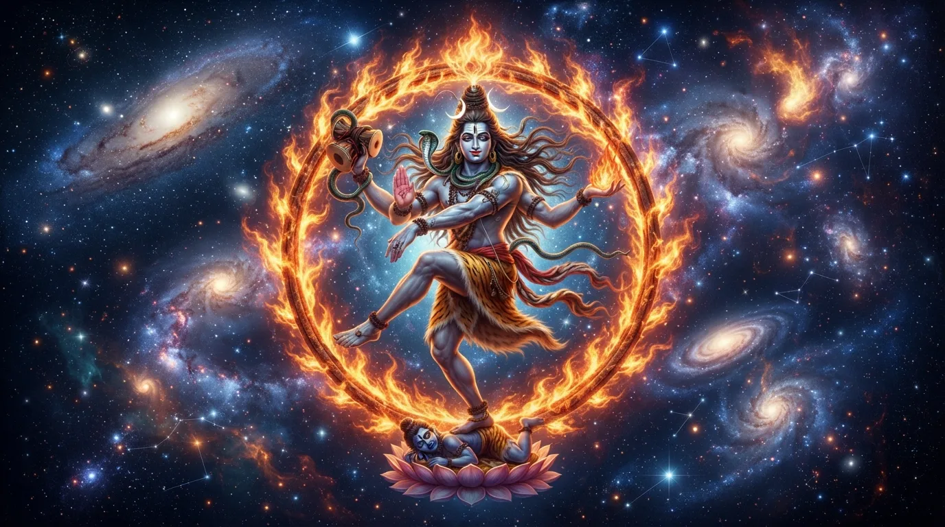 Nataraja cosmic dance bhagwan bholenath ki photo in space