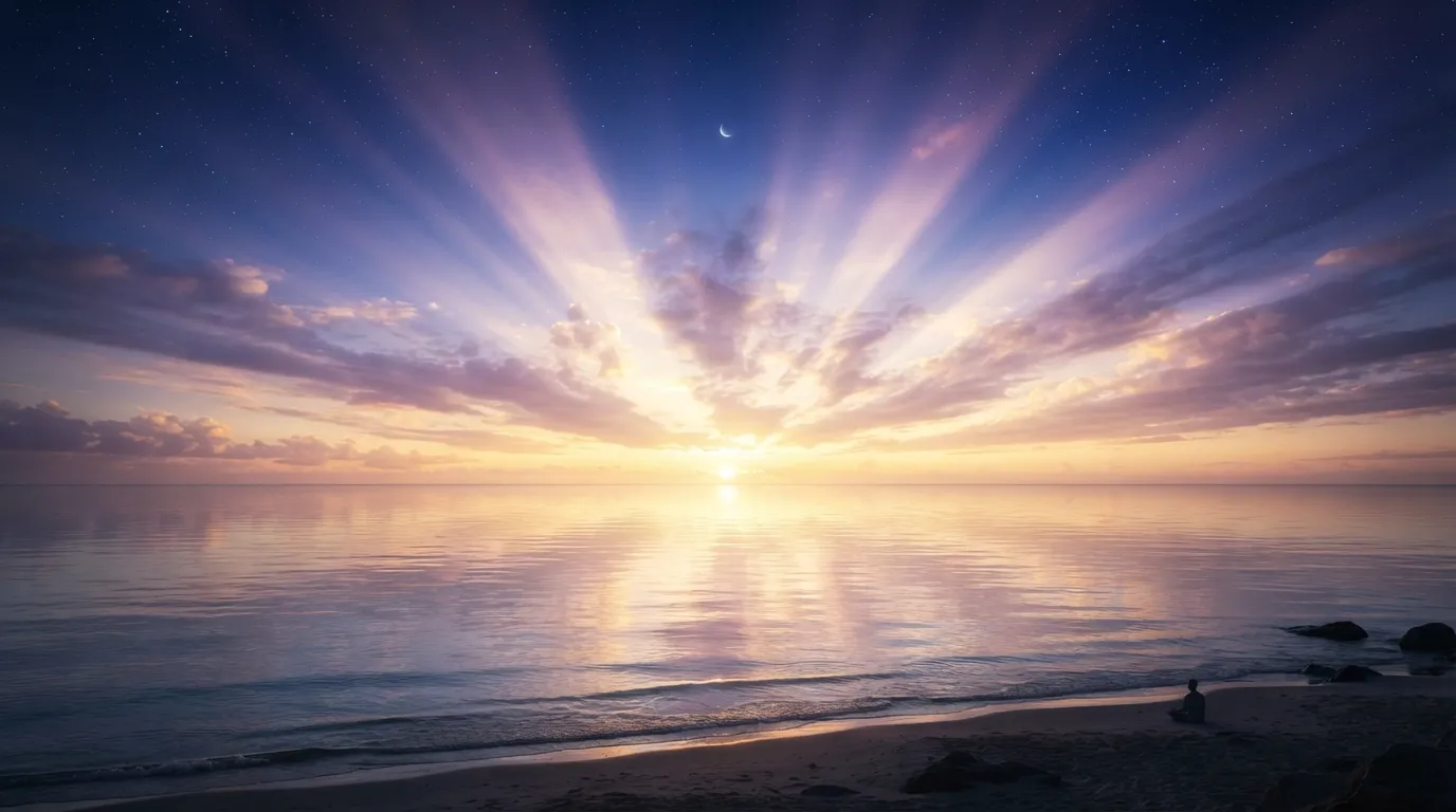 Cosmic light and spiritual sky for Saturday god morning wishes