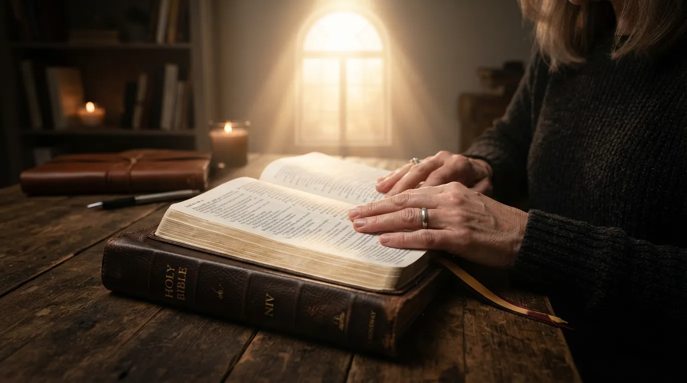 Good morning images god friday with light shining on holy scriptures