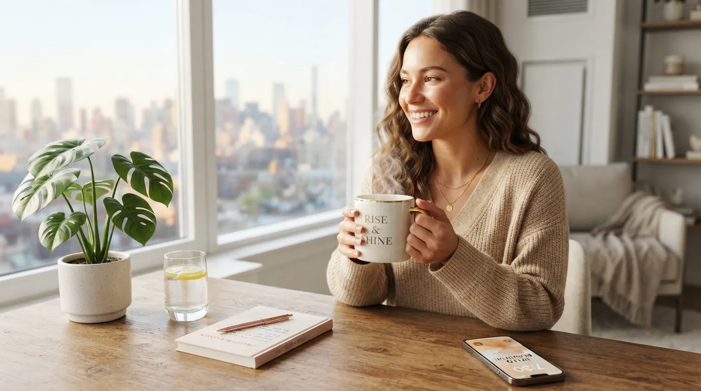 A collection of modern "good morning" images featuring stylized fonts, pastel colors, and elegant patterns, representing the "new style" of greeting cards.