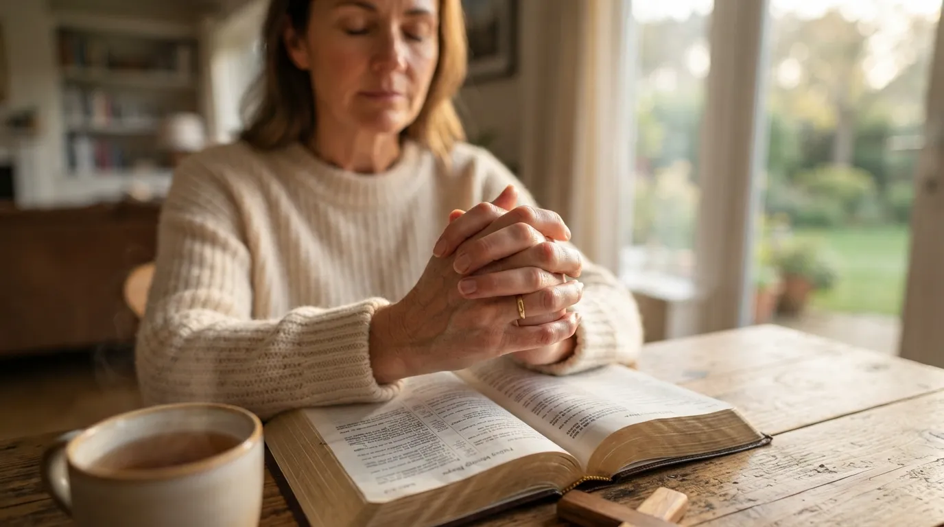 Good morning images god friday showing hands folded in prayer