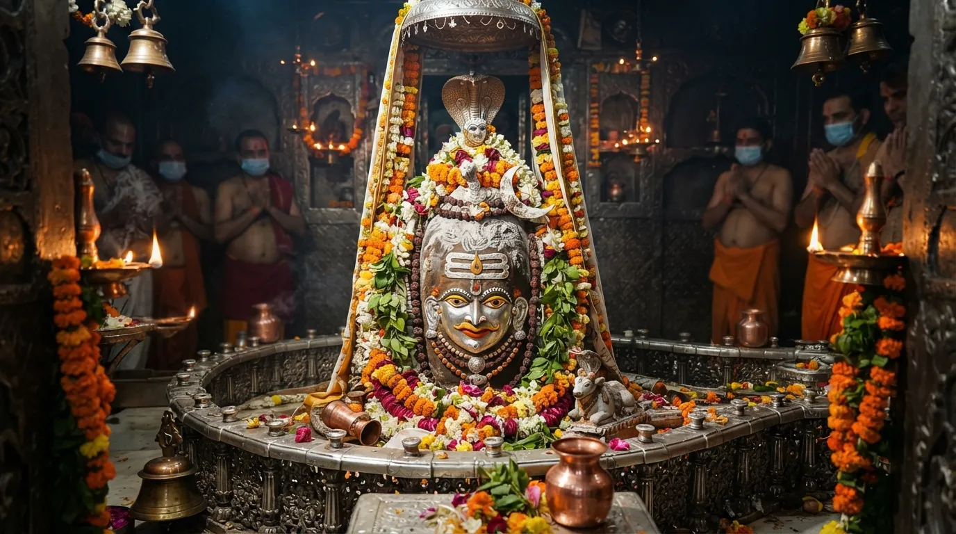 Bholenath ka photo hd quality mein Ujjain Bhasma Aarti roop mein