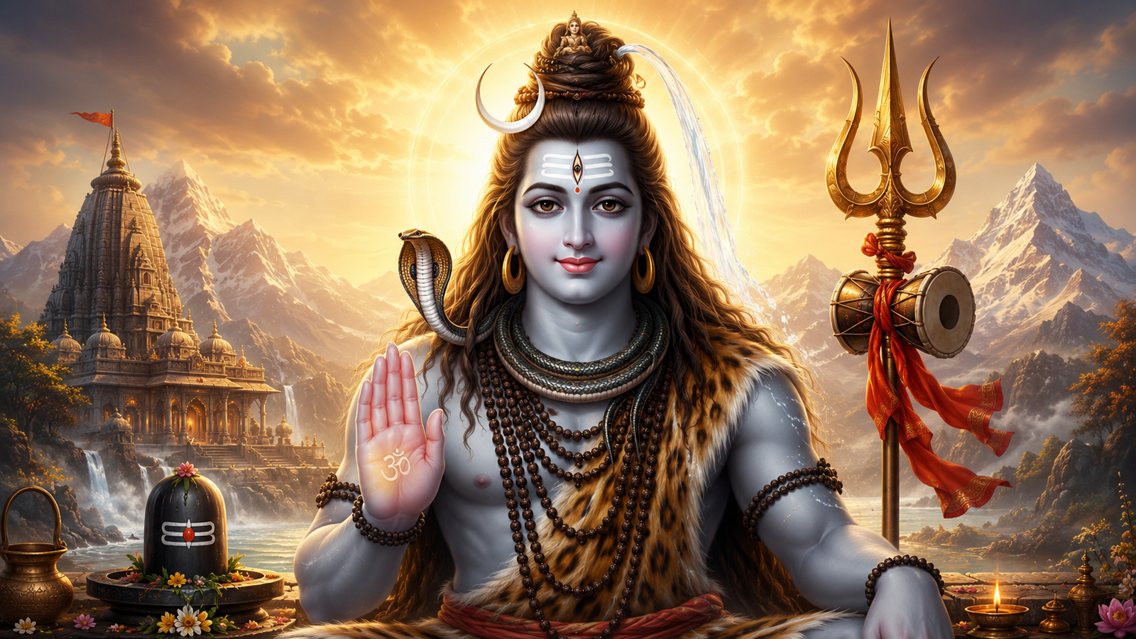 Ashutosh Baba Bholenath ka photo blessing his devotees