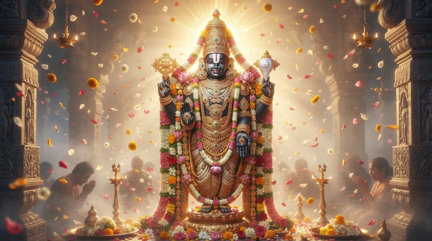 Divine Lord Venkateswara image for Saturday good morning greetings