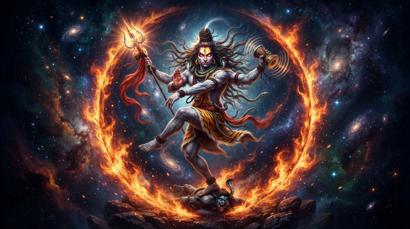 Baba Bholenath ki photo performing powerful Rudra Tandav dance