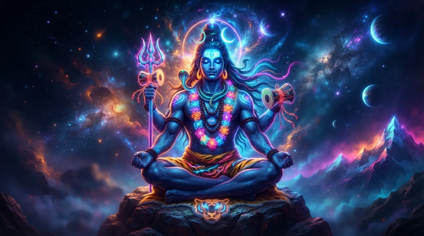 Modern digital artwork of bhagwan bholenath ki photo