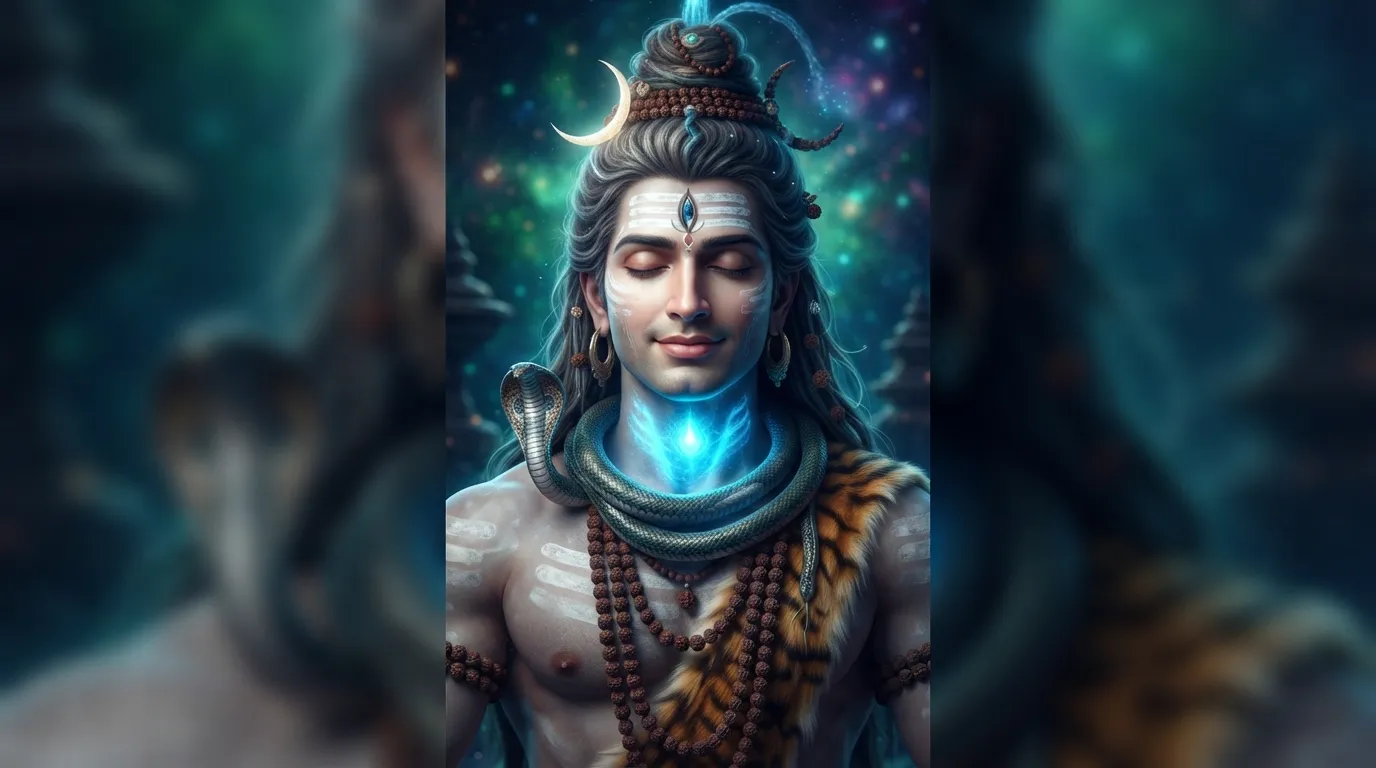 Neelkanth Lord Shiva holding halahala poison bholenath wallpaper photo