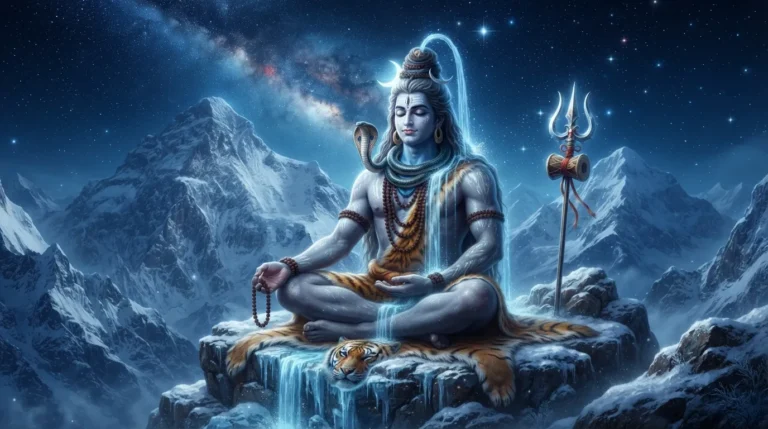 Bholenath ji ke photo in deep meditation on Mount Kailash