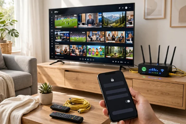 TVLIO IPTV working via internet on smart TV