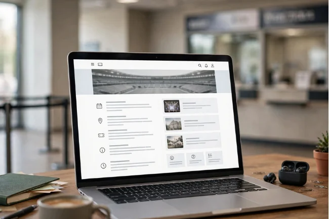 Bilieter information website vs ticketing platform