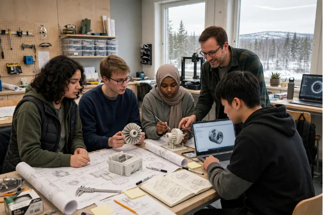 Bodenxt skills supply engineering students at Bjorknasgymnasiet