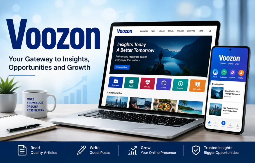 Voozon website and app guide