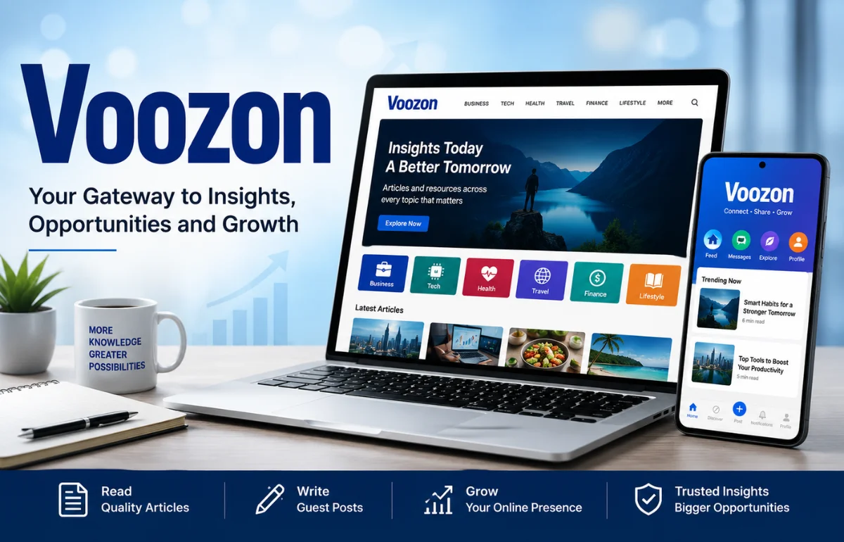 Voozon website and app guide